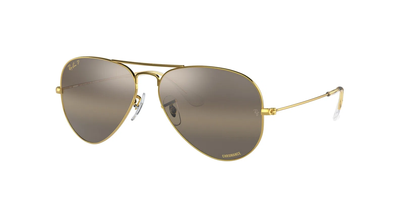 Ray Ban RB 3025 Aviator Large Metal Sunglasses - Medium - 58mm - Silver - view 77